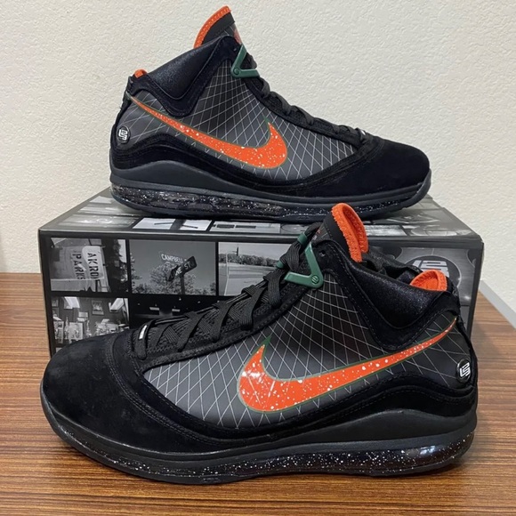 Nike Other - Nike LeBron 7 FAMU Florida A&M University Black Orange Green DX8554-001 Size 14